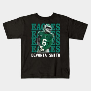 Philadelphia Eagles DeVonta Smith 6 Kids T-Shirt
